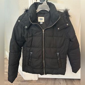 Old Navy puffer jacket with hood - Size Small
